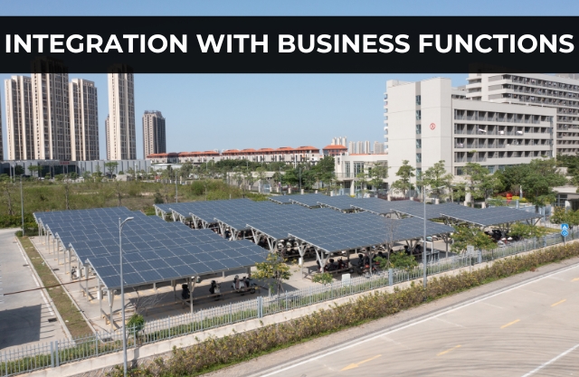 Solar Carports Integrated with Business Functions
