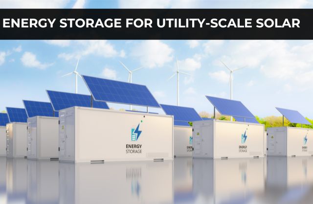 Energy Storage for Utility-Scale Solar