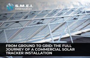 AC tie-in transformer and switchgear for commercial solar plant grid connection