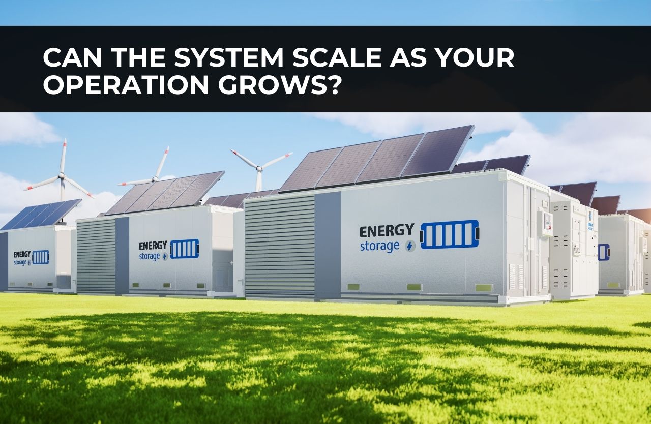 Modular solar and battery storage infrastructure built to scale with growing commercial and industrial operations.